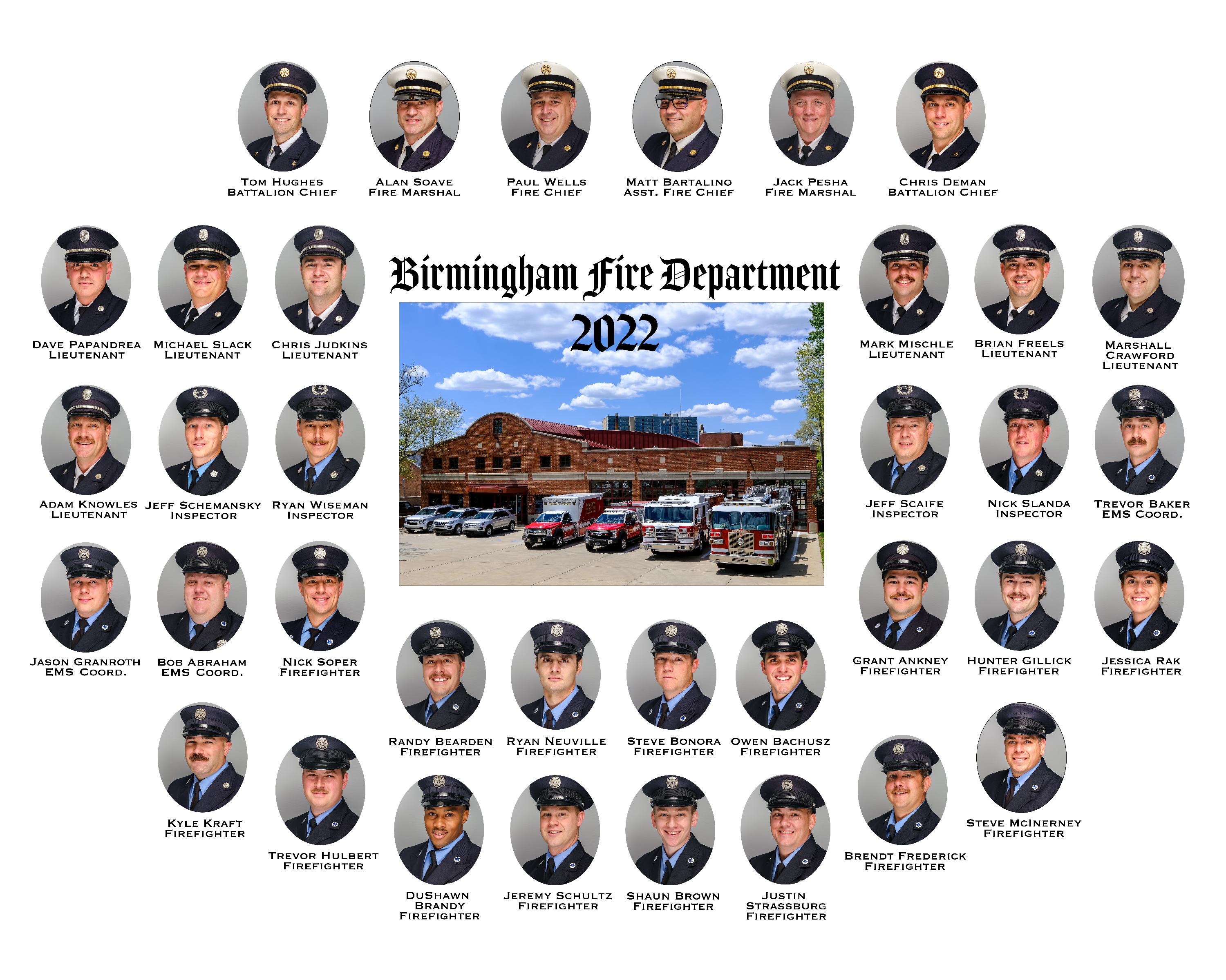 Birmingham Fire Department Composite 2022